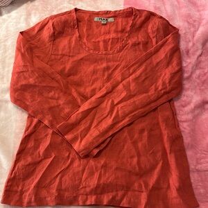 FLAX linen tunic, NWOT, size P
